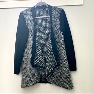 Club Monaco cardigan sweater.  Black and grey size Medium